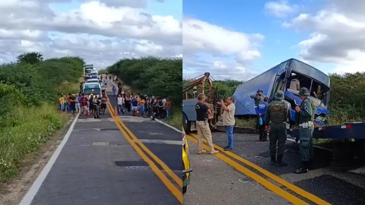 Acidente com ônibus de time campeão mata 7 no Ceará